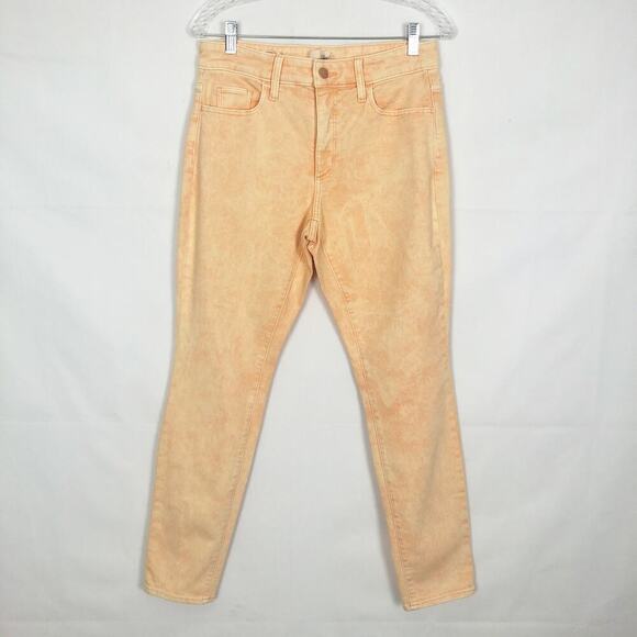 Universal Thread Denim - Universal Thread High Rise Skinny Tie-Dye Yellow Orange Jeans Size 6